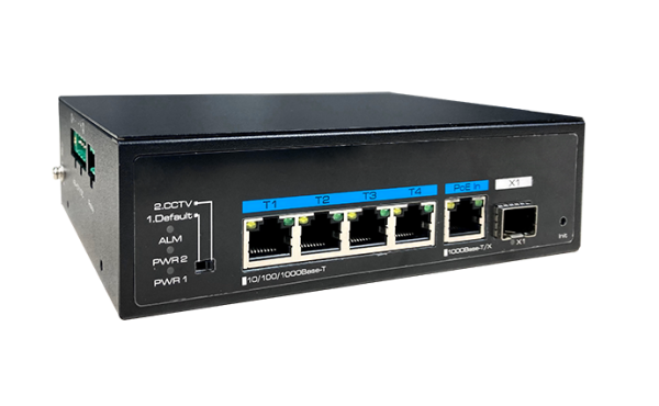 Utepo 4 Port PoE Ethernet Switch (PoE Powered) UTP-6306TS-PSD-PDD - Image 2
