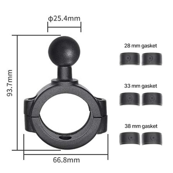 HDMount Tube Clamp - 1" Ball - Image 2