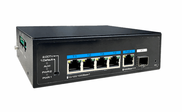Utepo 4 Port PoE Ethernet Switch (PoE Powered) UTP-6306TS-PSD-PDD - Image 2