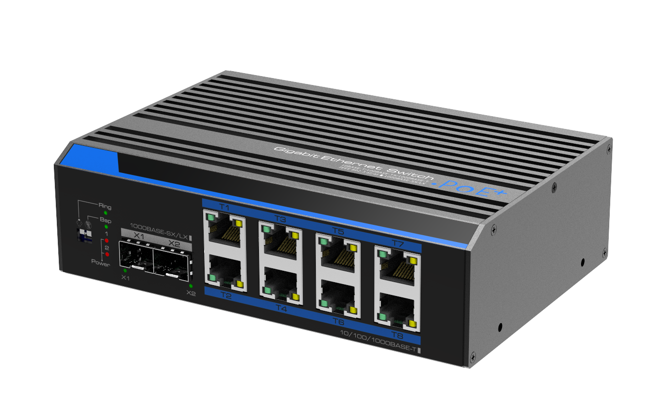 Utepo 8 Port Industrial PoE Switch UTP-7208GE-POE - Image 2