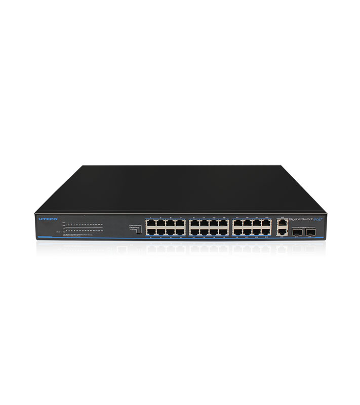 Utepo 24 Port PoE Switch GSW2404TS-P420