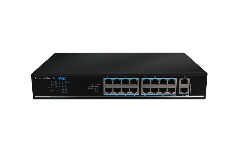 Utepo 16 Port 100M PoE+ Ethernet Switch UTP-1218-PSB150